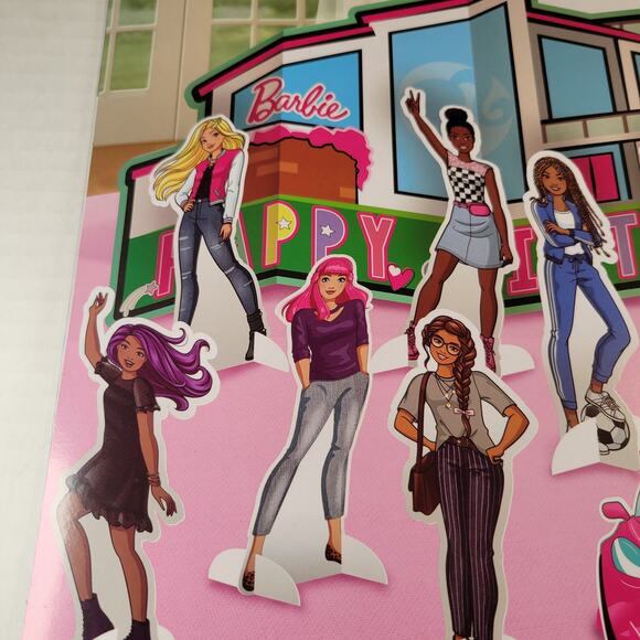 Barbie Table Centerpiece Decorations Set Birthday Party Supplies 11 Pc Birthday - Picture 4 of 8